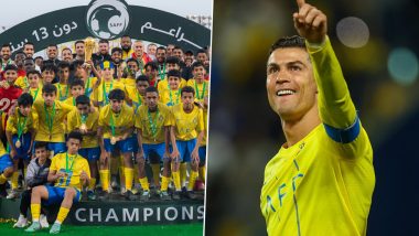 Cristiano Ronaldo Congratulates Son and His Al-Nassr Youngsters Teammates for Winning Saudi U-13 Premier League Title